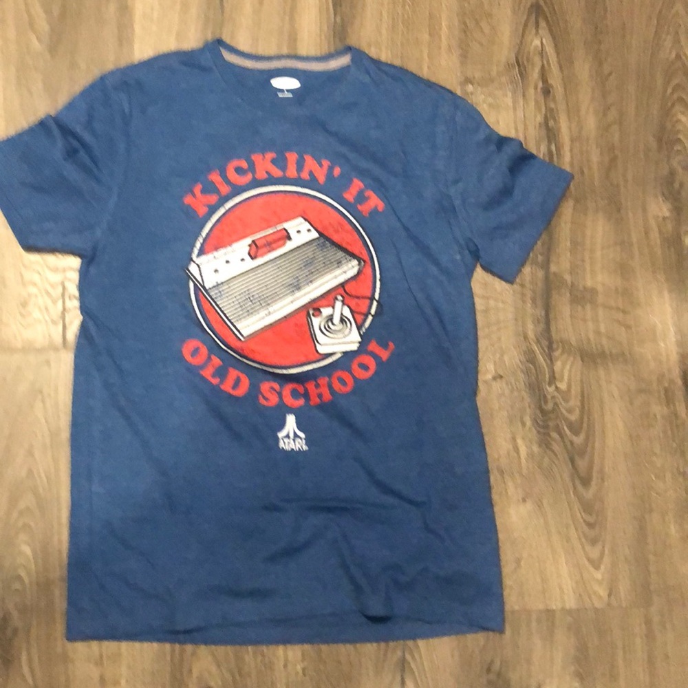 (✌🏽 for $24) 🍷”kickin  it old school” Atari x Old Navy tee collab (Size: S)